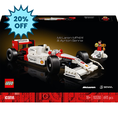LEGO Icons McLaren MP4/4 & Ayrton Senna Set 10330