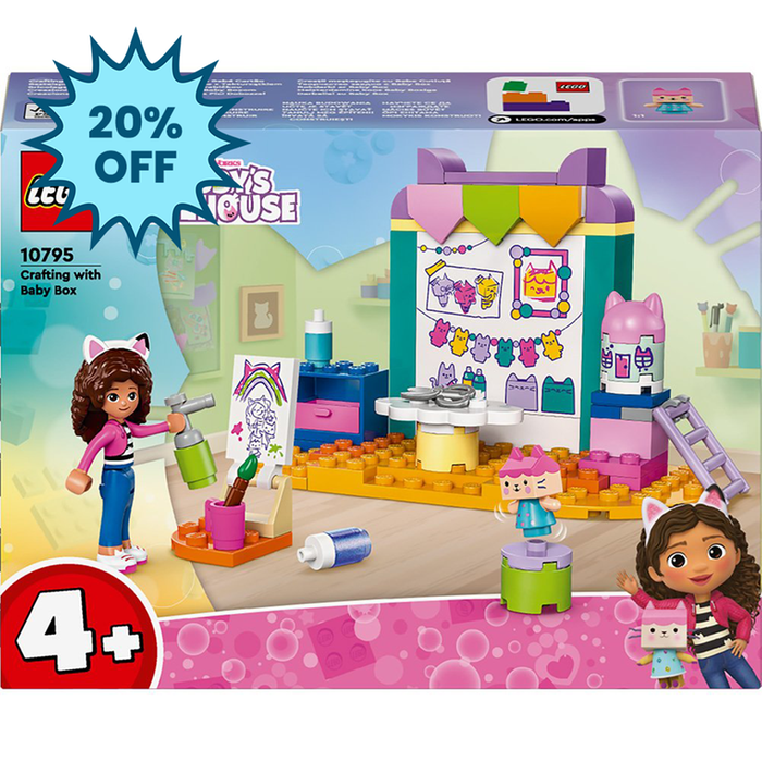 LEGO Gabby's Dollhouse Crafting with Baby Box (10795)