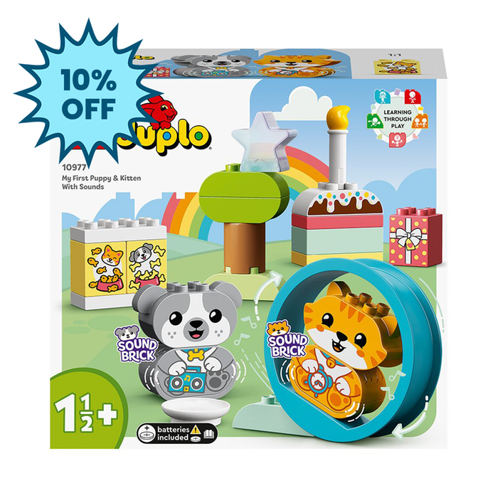 LEGO DUPLO My First Puppy & Kitten With Sounds (10977)