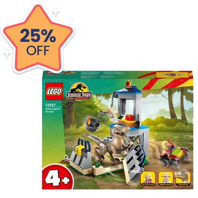 LEGO® Jurassic Park Velociraptor Escape (76957)