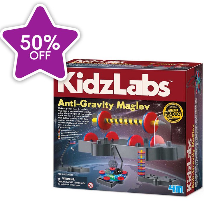 KidzLabz Anti-Gravity Maglev STEM Set