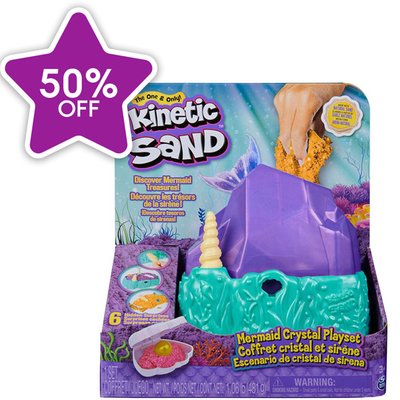 Kinetic Sand Mermaid Crystal Craft Set