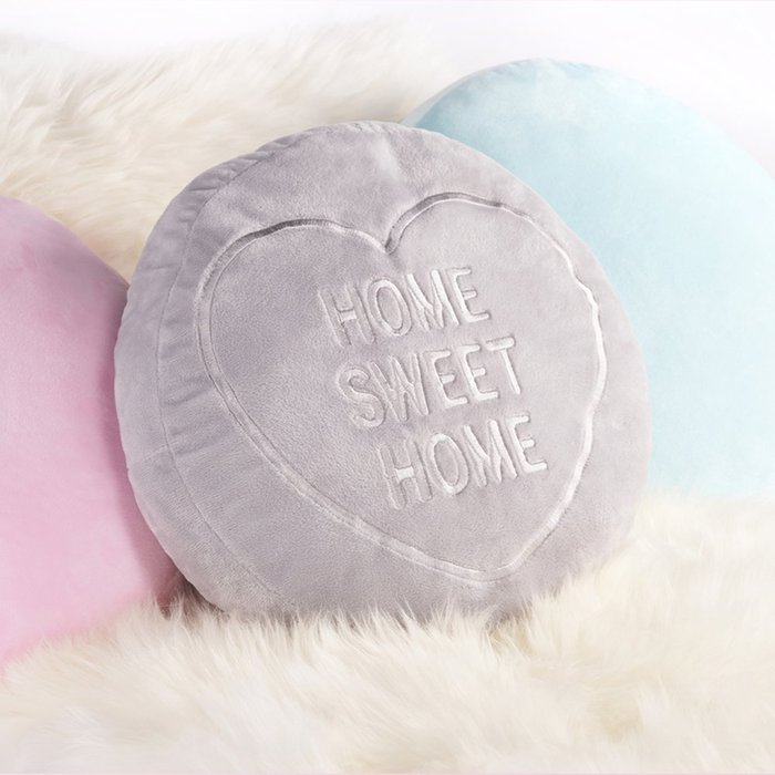 Love Hearts Home Sweet Home Cushion