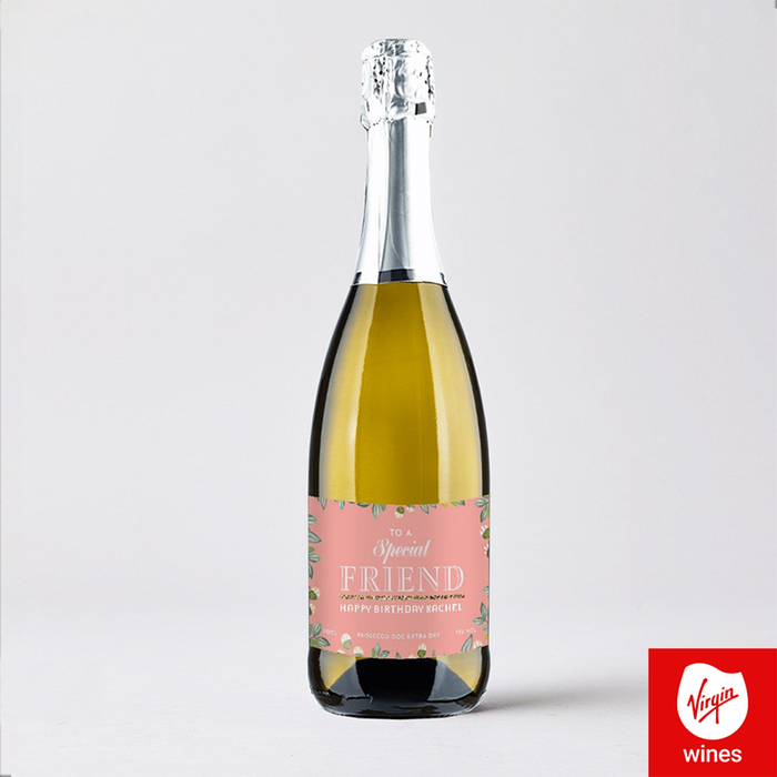 Virgin Wines Personalised Special Friend Birthday Prosecco 75cl