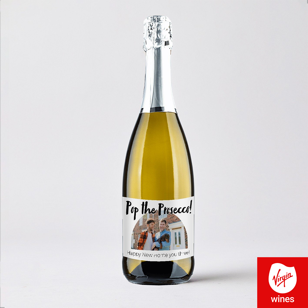 Virgin Wines Personalised Happy New Home Prosecco 75Cl