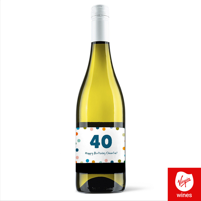 Virgin Wines Personalised Happy Birthday Sauvignon Blanc 75cl