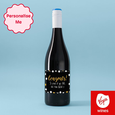 Personalised Congratulations Merlot