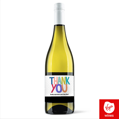 Virgin Wines Personalised Thank You Sauvignon 75cl