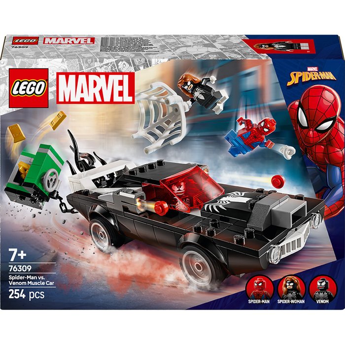 LEGO Marvel Spider-Man vs. Venom Muscle Car 76309