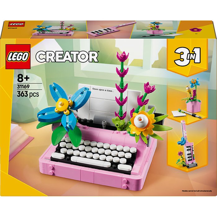 LEGO Creator 3in1 Typewriter with Flowers Toy (31169)