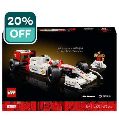 LEGO Icons McLaren MP4/4 & Ayrton Senna Set 10330