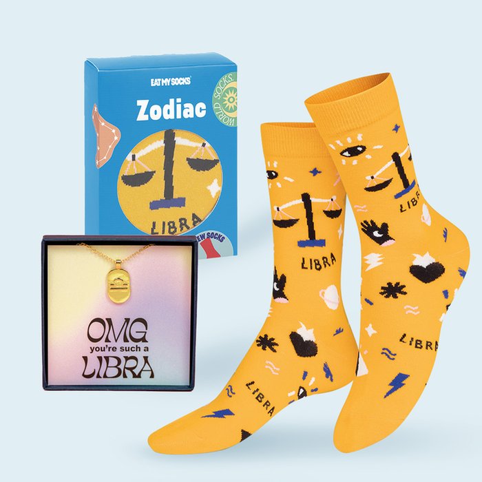 Libra Necklace & Socks