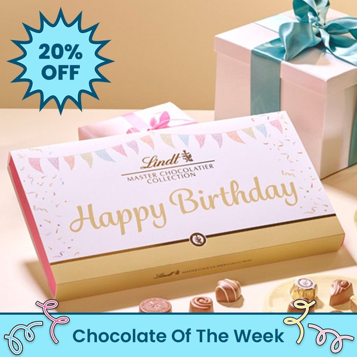 Lindt Happy Birthday Chocolate Collection (320g)