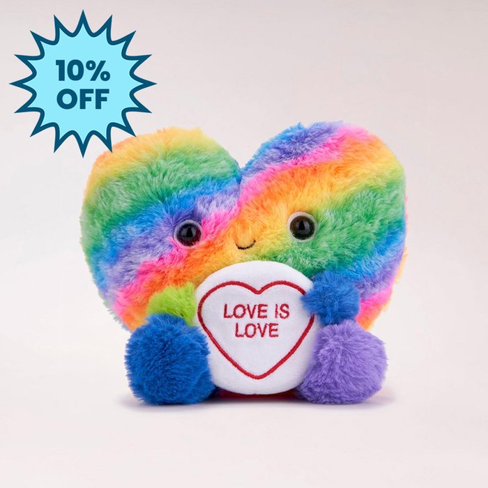 Swizzels Love Hearts 18cm Rainbow Love is Love