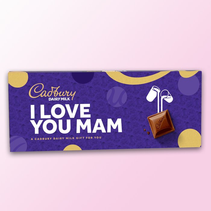 Cadbury Dairy Milk 'I Love You Mam' Bar (850g)