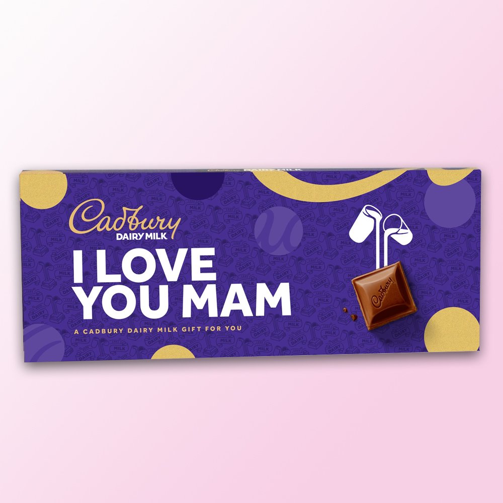 Moonpig Cadbury Dairy Milk 'i Love You Mam' Bar (850G) Chocolates