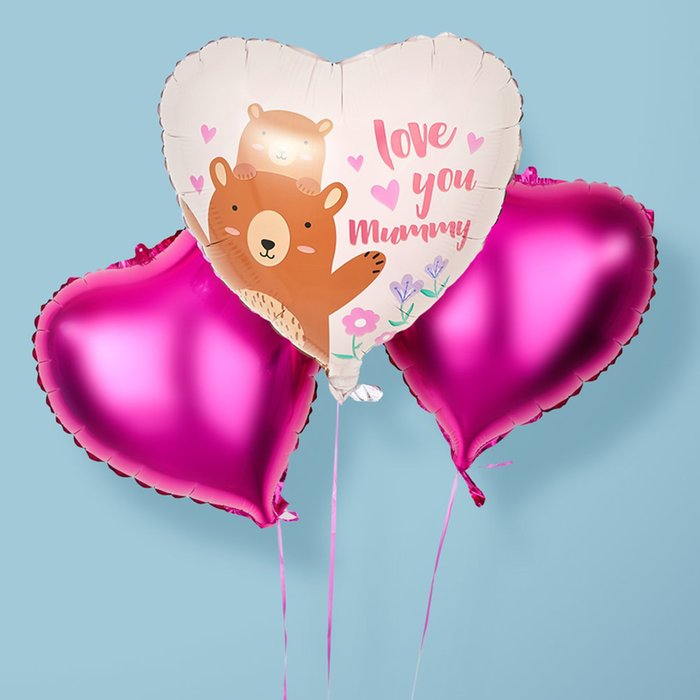 Love You Mummy Balloon Trio