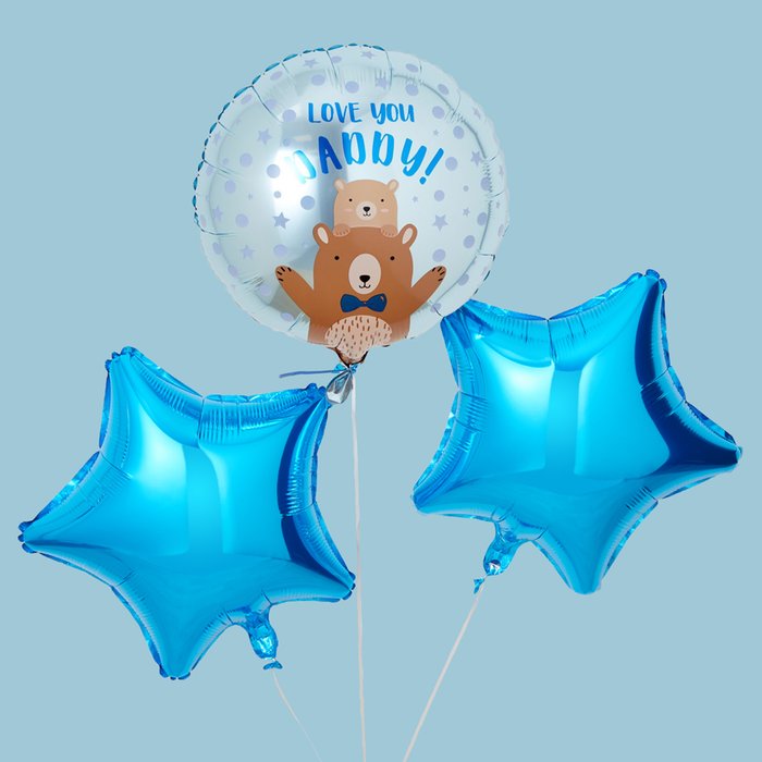 Love You Daddy Balloon Trio
