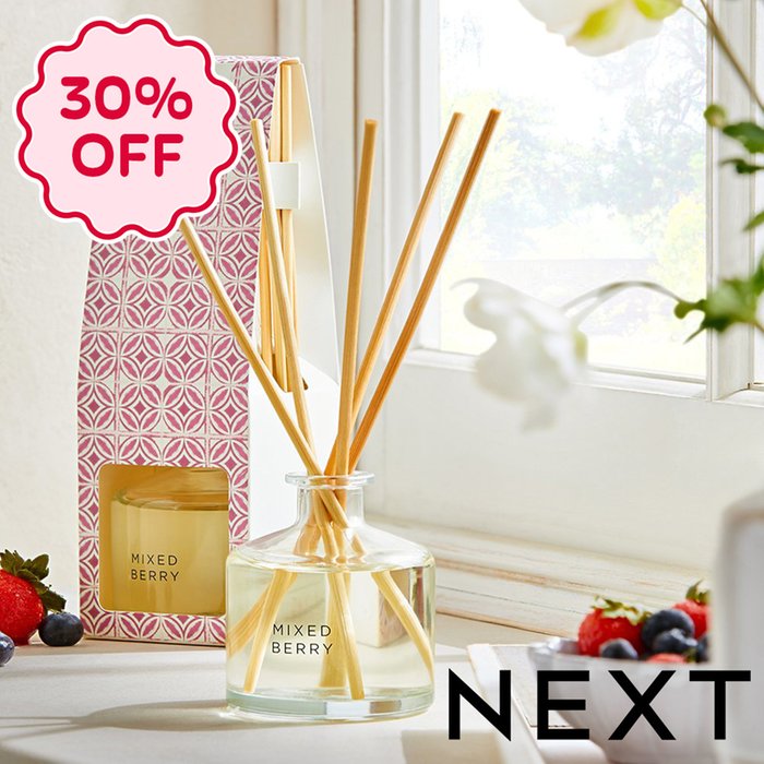 NEXT Mixed Berry 200ml Fragranced Reed Diffuser