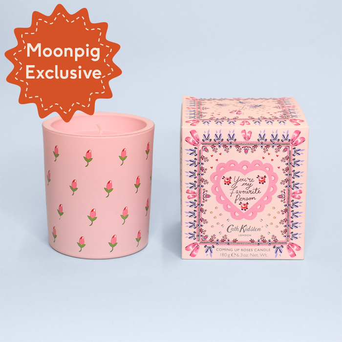 Cath Kidston You're My Favourite Person Pink Glass Candle 180g