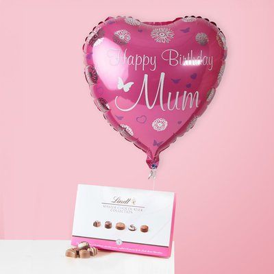 The Happy Birthday Mum Balloon Lindt Gift Set