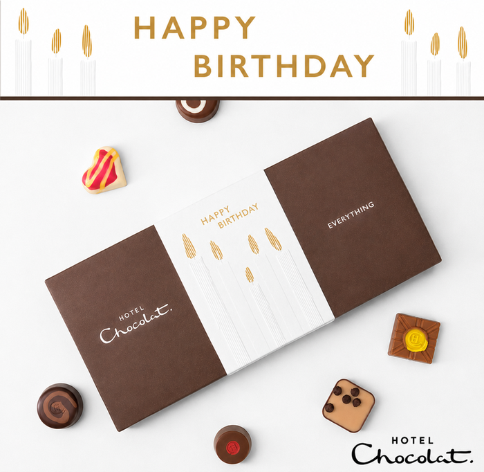 Hotel Chocolat- Happy Birthday Chocolate 9-Piece Box