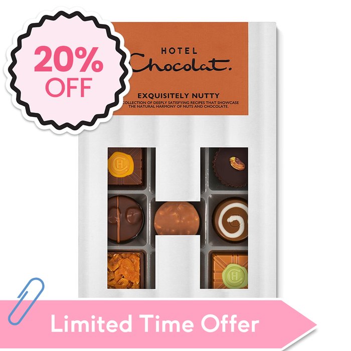 Hotel Chocolat Exquisitely Nutty H-box 155g