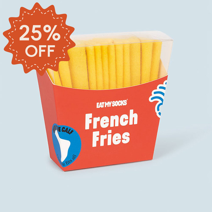 French Fries Fan Adult Novelty Socks