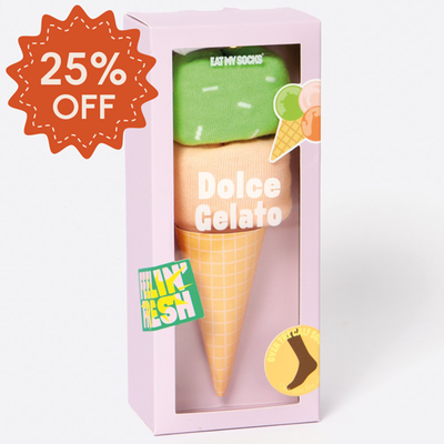 Totally Cool Ice Cream Adult Novelty Socks