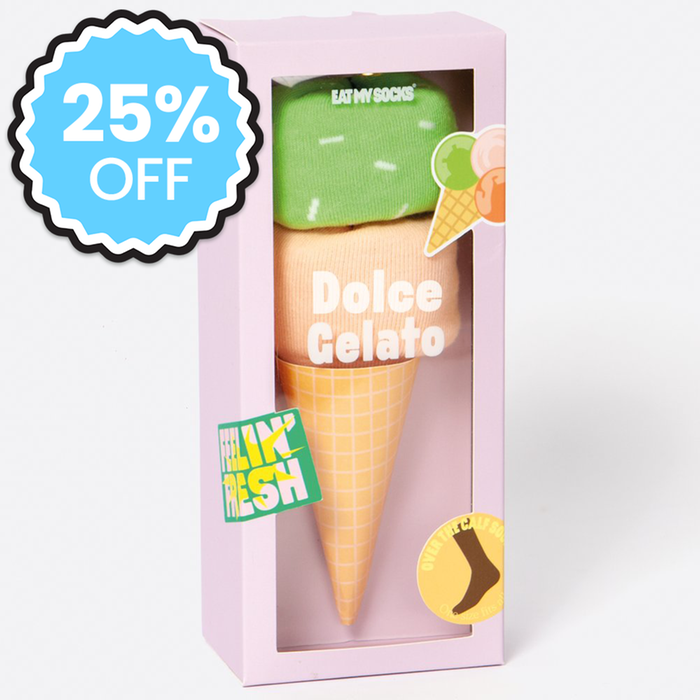 Totally Cool Ice Cream Adult Novelty Socks