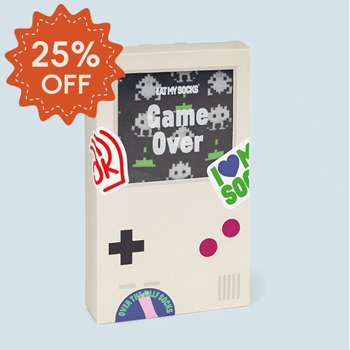 Level Up Gameboy Adult Novelty Socks