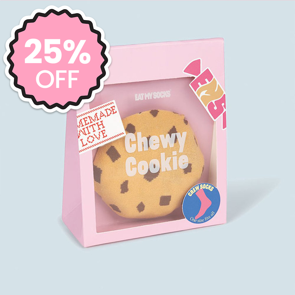 Eat My Socks With Love Cookie Adult Novelty Socks
