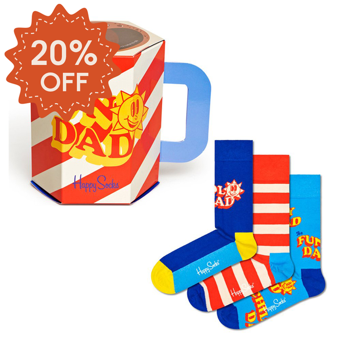 Happy Socks 3pk Father of the Year Gift Set