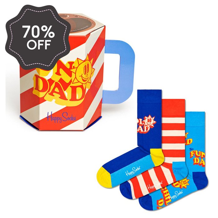 Happy Socks 3pk Father of the Year Gift Set