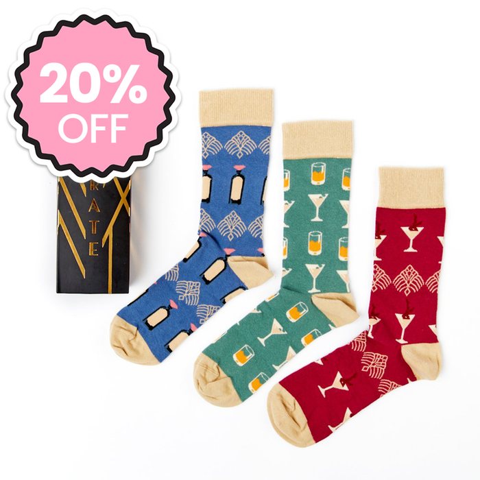 Celebrate Adults 3pk Socks Gift