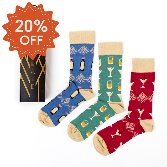 Celebrate Adults 3pk Socks Gift