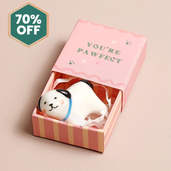 Tiny Matchbox 'You're Pawfect' Dog Token 