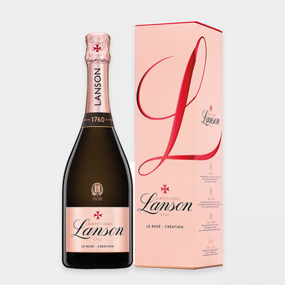 Lanson Le Rosé Création Champagne 75cl in Gift Box
