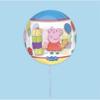 Happy Birthday Peppa Pig Orb Balloon