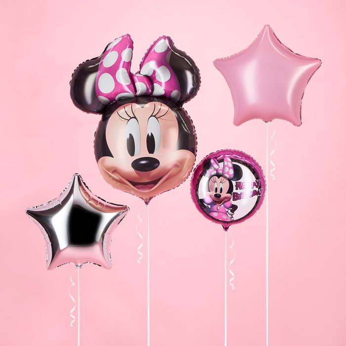 Minnie Mouse Happy Birthday Balloon Bouquet