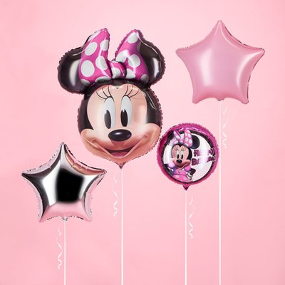 Minnie Mouse Happy Birthday Balloon Bouquet