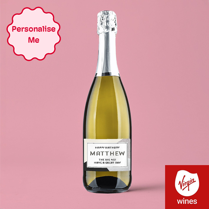 Personalised Happy Birthday Prosecco 75cl