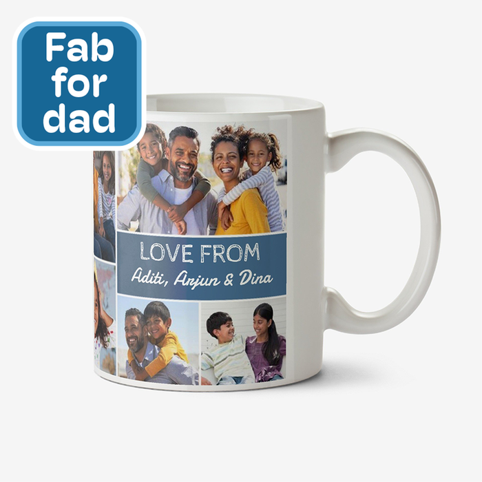 Father's Day No.1 Dad Photo Upload Mug