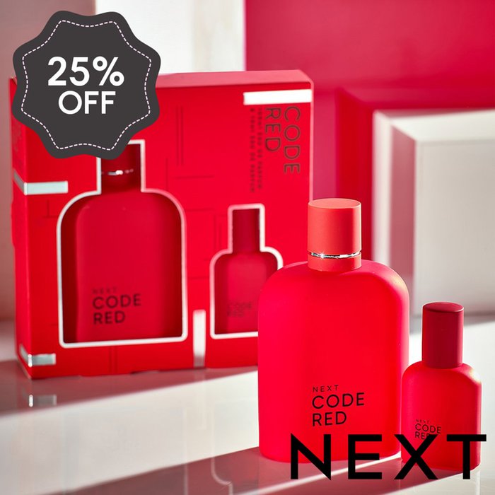 NEXT Code Red 100ml and 10ml Eau De Parfum Gift Set