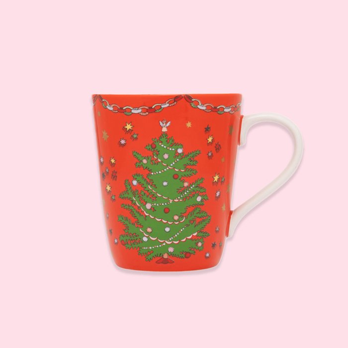 Cath Kidston Red Christmas Tree Stanley Mug