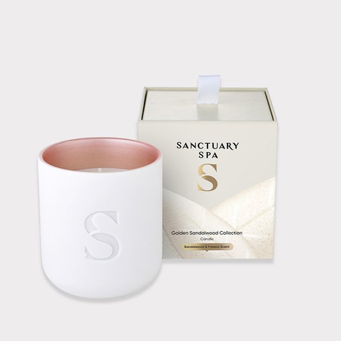 Sanctuary Spa Golden Sandalwood Scented Candle