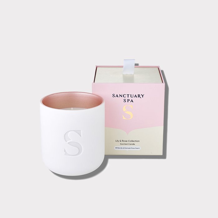 Sanctuary Spa Lily & Rose Scented Candle