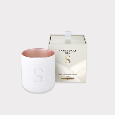 Sanctuary Spa Golden Sandalwood Scented Candle