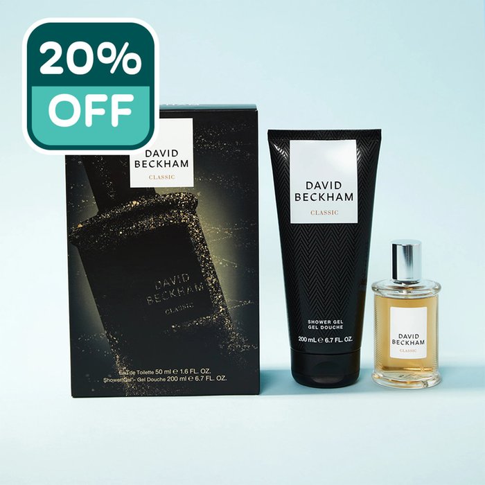 David Beckham Classic 50ml Eau De Toilette Gift Set