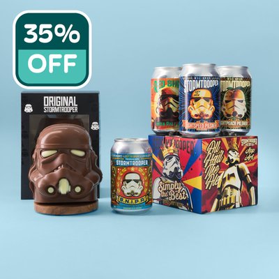 Stormtrooper Chocolate Helmet & Beer Gift Set